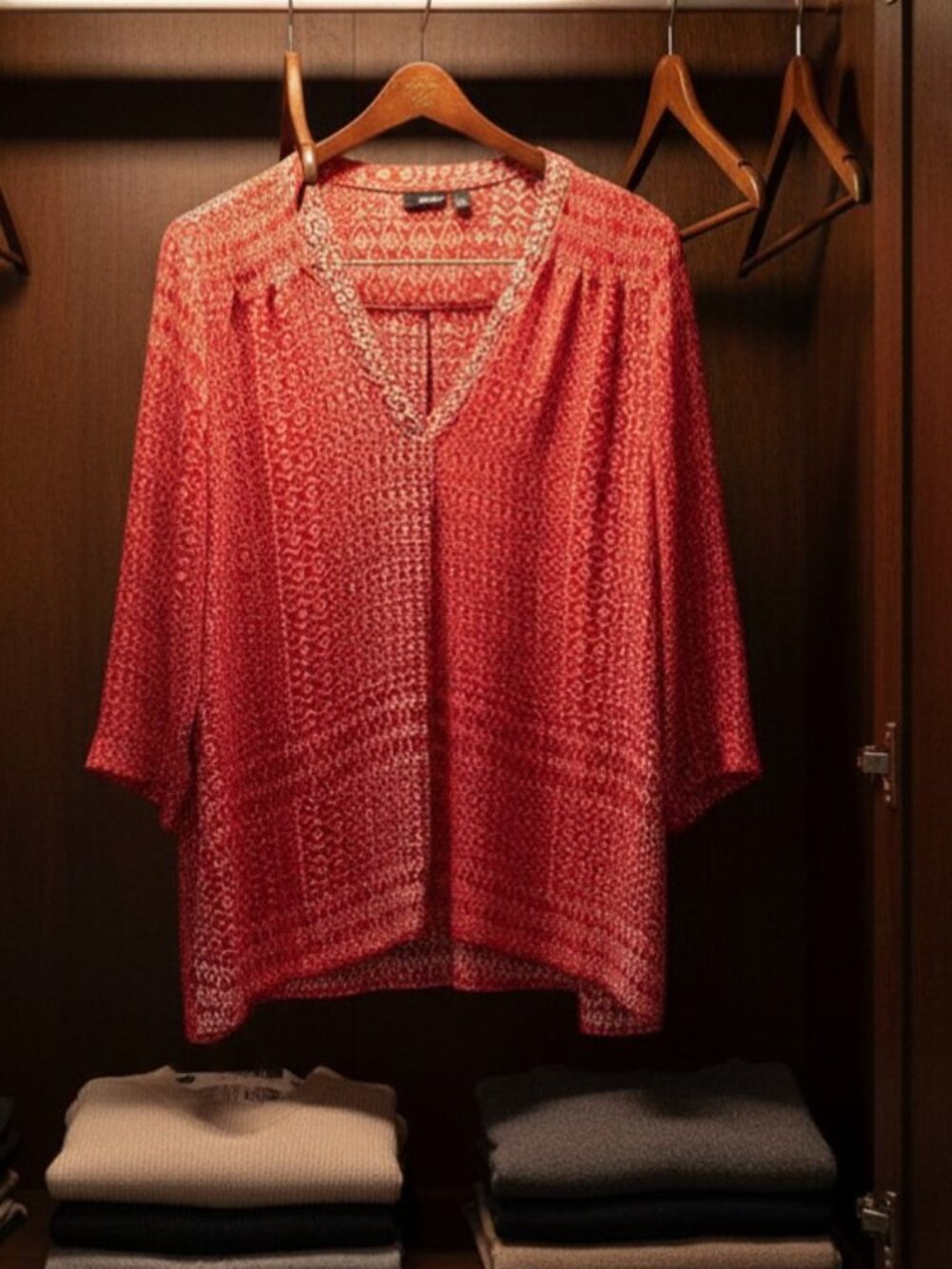 Gently used sheer blouse